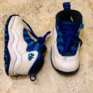 Jordan Retro X 10 Charlotte Teal Toddler Size 6C